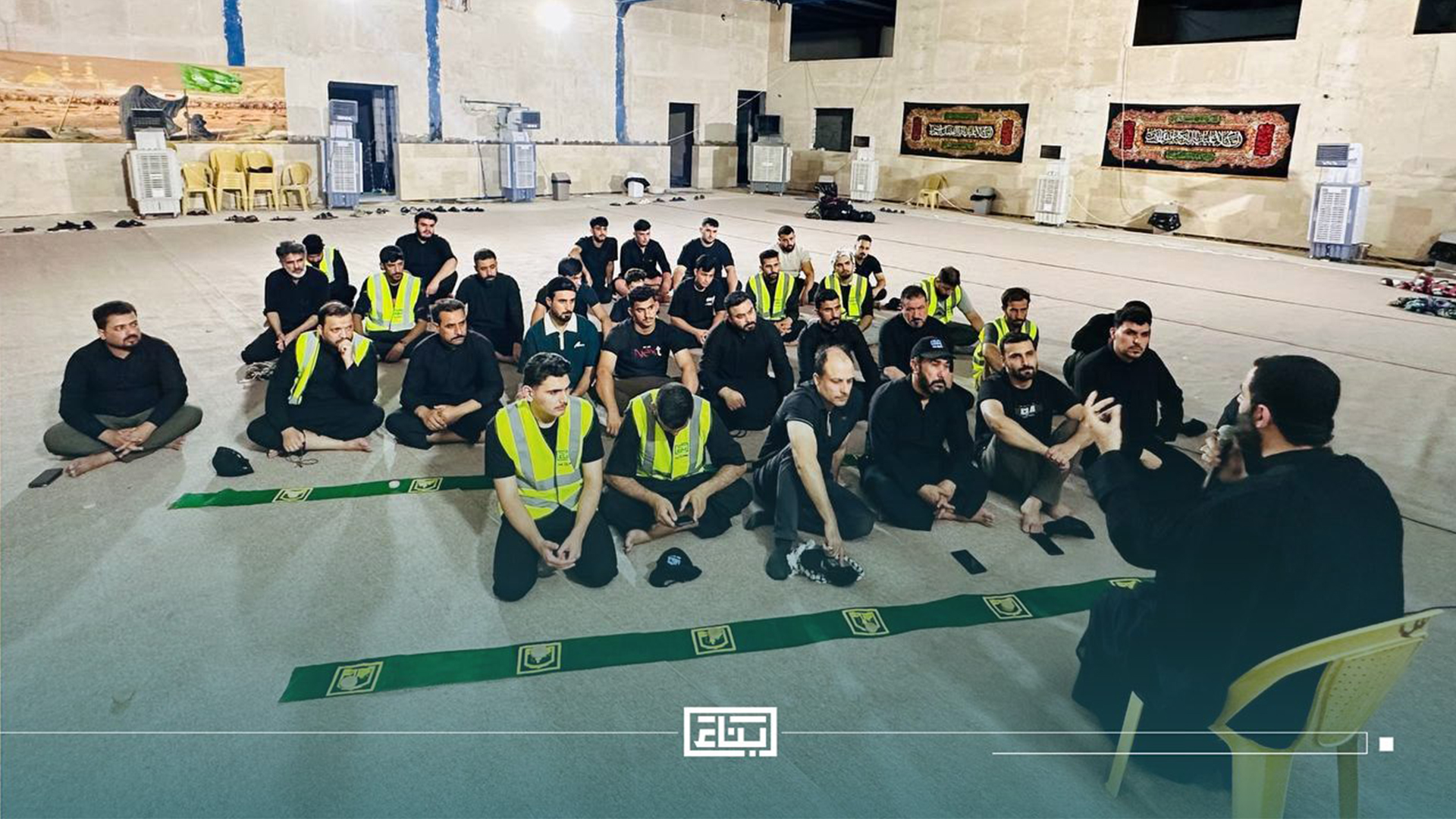 انطلاق خدمة مشروع بناء لزوّار الأربعين في حسينيّة أبي ثمامة الصائدي (رض)